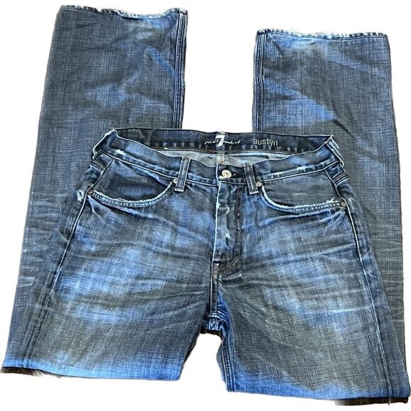 7 for all mankind, men’s size 30 x 30,Austyn style, straight, leg, jeans - Picture 1 of 9